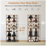 7 Tiers Vertical Shoe Rack