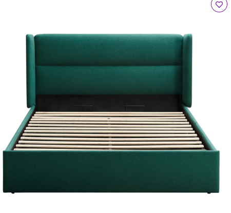 SPECIAL - Full Size Hydraulic Lift Up Storage Upholstered Platform Bed