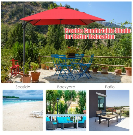 13x10 Roma Hanging Umbrella