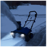 End of season SPECIAL, 20" Electric Snow Thrower Powerful Garden 120V 15A W/ 180° Rotatable Chute Blue