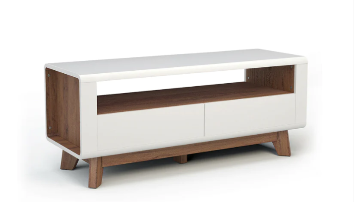 47" TV Stand Media Entertainment Center Console w/ 2 Drawers Open Shelve