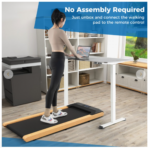 SPECIAL - 3-in-1 Walking Pad with Remote and Smart APP Control for Home Office (Max 220lbs) (Ours is light Grey in Front)