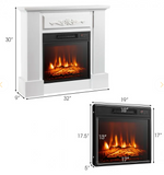 1400W TV Stand Electric Fireplace Mantel with Remote Control