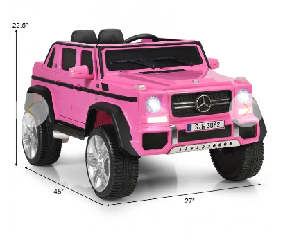 12V Licensed Mercedes-Benz Kids Ride-On, Fully assembled with remote