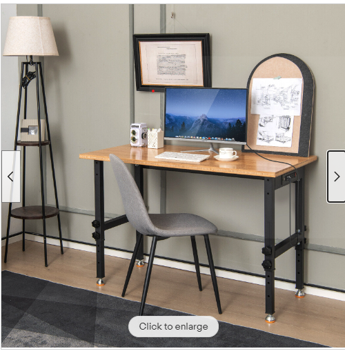 Mobile Workbench with Lockable Casters for Home or Work Use