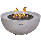 Sunbeam Outdoor Fire Pit with cover - Concrete *NEW IN BOX*