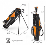 Golf Club Set for Children Age 11-13 - Color:Orange