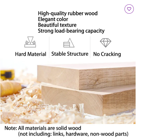 Ceryss Rectangle Solid Wood Writing Desk Home Office Computer Desk (Scratch and Dent)