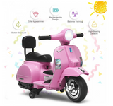 6V Kids Ride On Vespa Scooter Motorcycle for Toddler