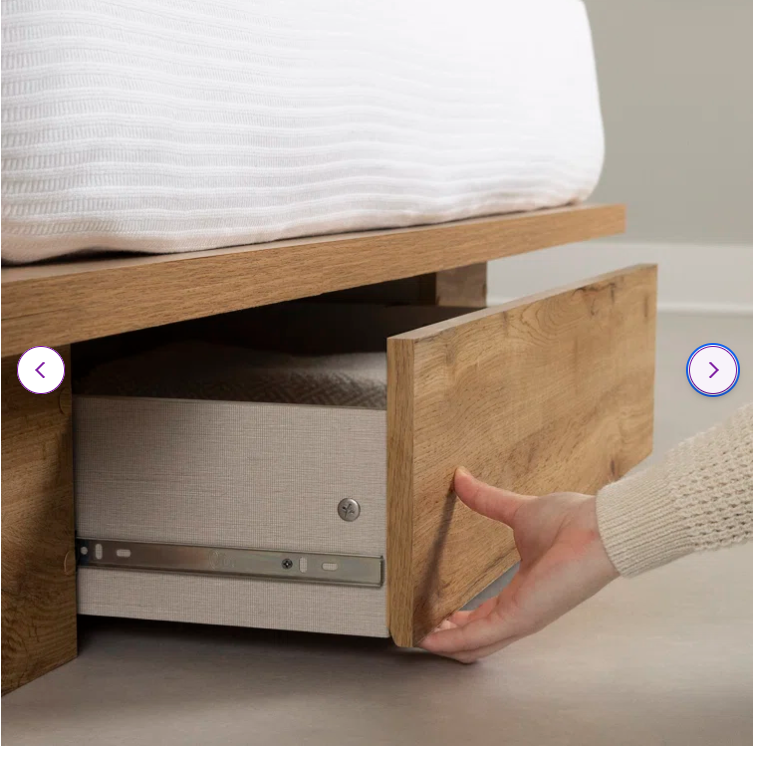 Queen Storage Platform Bed - Unassembled