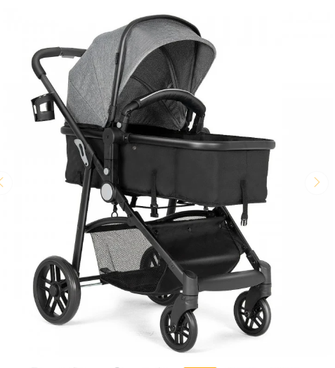 SPECIAL, 2 in 1 Foldable Pushchair Newborn Infant Baby Stroller-Grey