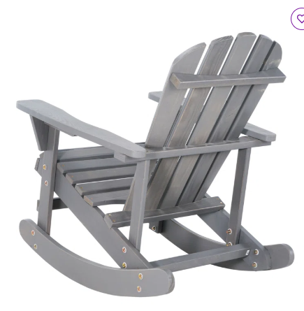 Wood Rocking Adirondack Chair (Customer Return - Some Scratchs/Marks)