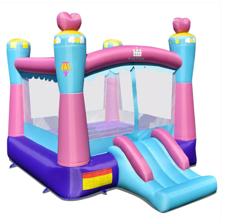 3-in-1 Princess Theme Inflatable Castle -  Blower not included, sold separately