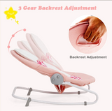 2 in 1 Baby Swing and Bouncer for Infants with 5 Speed Sway - Pink (Customer Return)