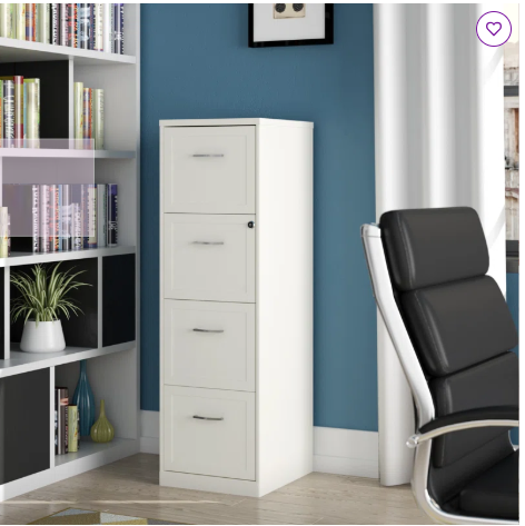Cavitt 14.25'' Wide 4 -Drawer Steel File Cabinet (Scratch and Dent)