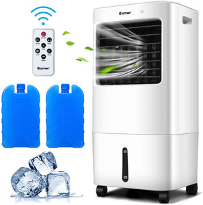 3-in-1 Evaporative Portable Air Cooler Fan with Remote Control *not a/c, special, final sale* - EP24513US-WH