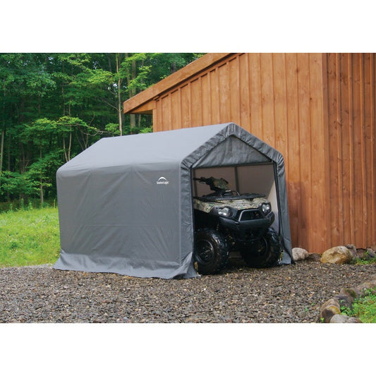 6 Ft. W x 10 Ft. D Plastic Portable Storage Shed *CANOPY ONLY*POLES NOT INCLUDED*