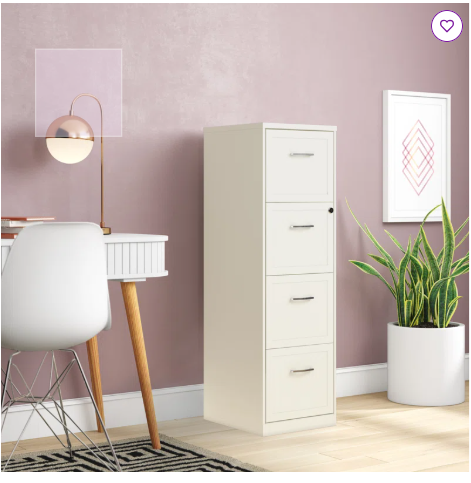 Cavitt 14.25'' Wide 4 -Drawer Steel File Cabinet (Scratch and Dent)