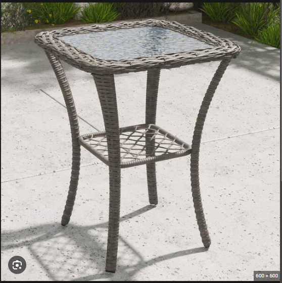 3-piece Steel Wicker Patio Swivel Chair Set with Dark Gray Cushions - Assembled