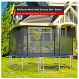 10ft Trampoline Safety Net Replacement Protection Enclosure Net