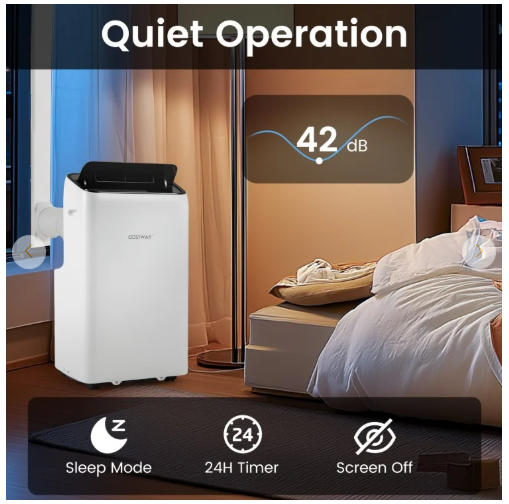 SPECIAL - 14000 BTU Inverter Portable Air Conditioner 3 in 1 Wifi Enabled AC Unit (1 Box)