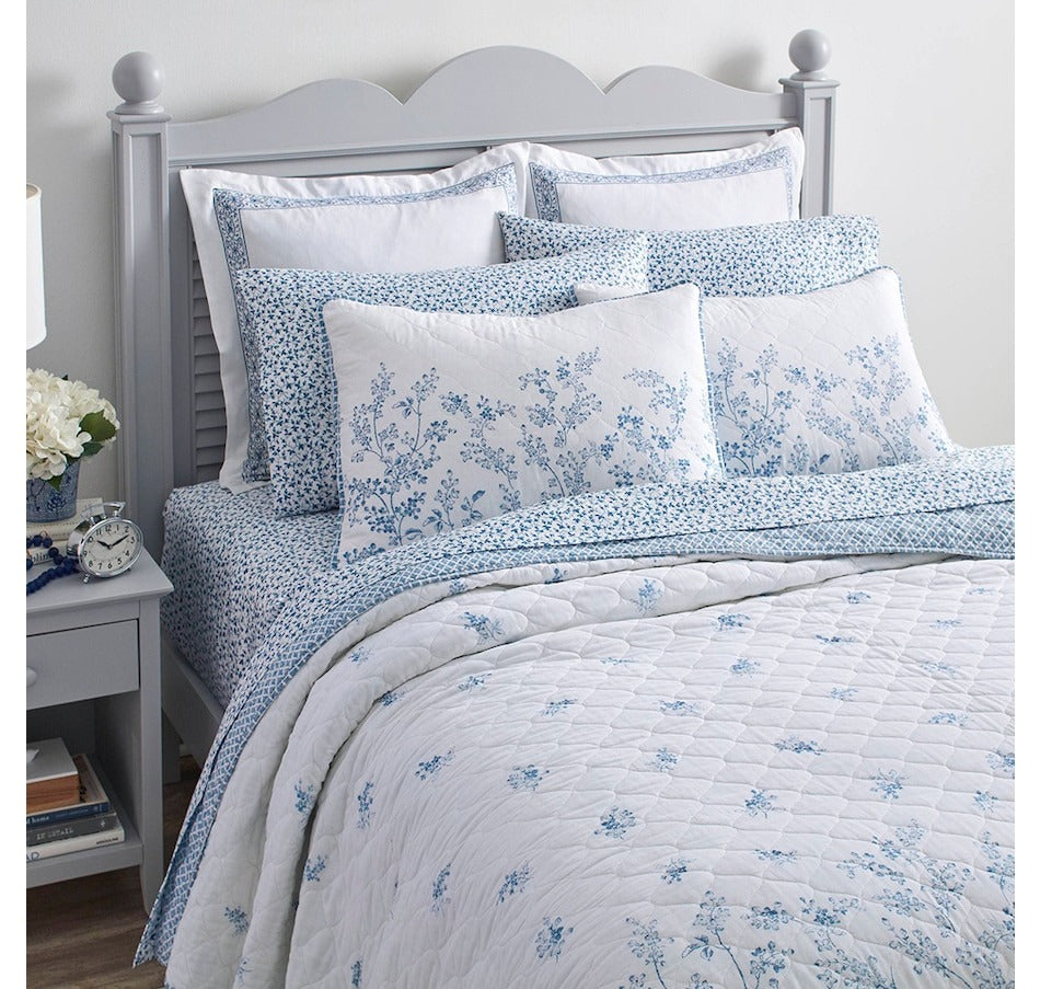 Laura Ashley Flora Quilt Set - FULL/QUEEN *SALE*