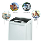 Portable Full-Automatic Laundry Washing Machine 8.8lbs Spin Washer & Air Dryer