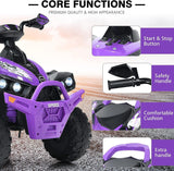 INFANS Ride on ATV, 12V 4 Wheeler Battery Powered Toy Car for Toddlers