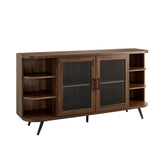 58`` Franny Dark Walnut Sideboard, fully assembled in store