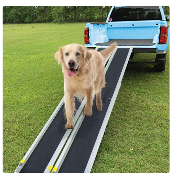 Adjustable  Wheelchair  Aluminum Ramp, with safety channels