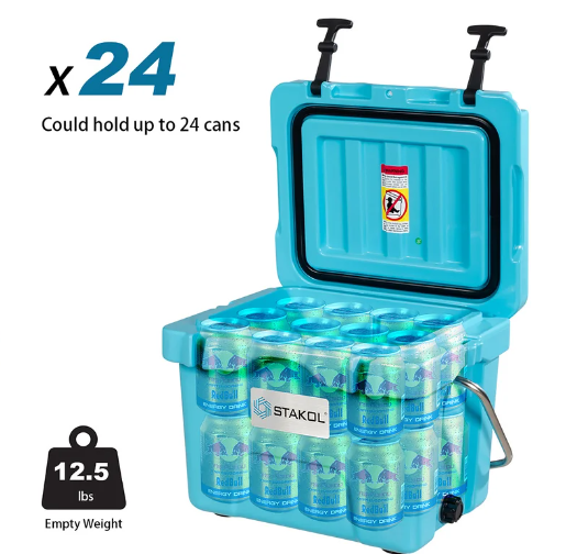16 Quart Cooler Portable Ice Chest Leak-Proof  (Customer Return)