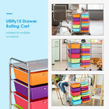 Copy of 15-Drawer Utility Rolling Organizer, assembled, scratch & dent