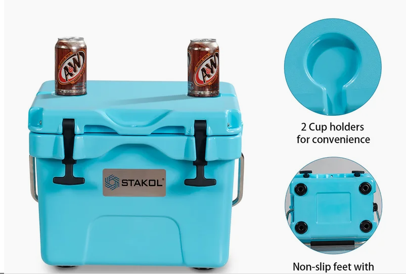 16 Quart Cooler Portable Ice Chest Leak-Proof  (Customer Return)
