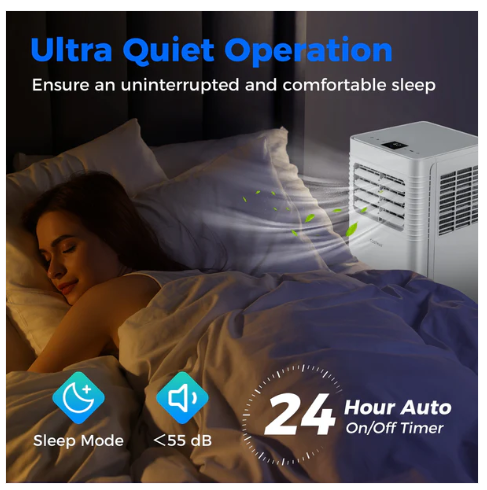 Special, Portable Air Conditioner 8000 BTU 3 in 1 AC Unit with Fan and Dehumidifier (1 Box)