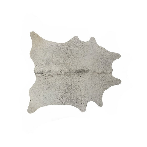 Abhinav Handmade Cowhide Light Grey Rug - 6 X 7