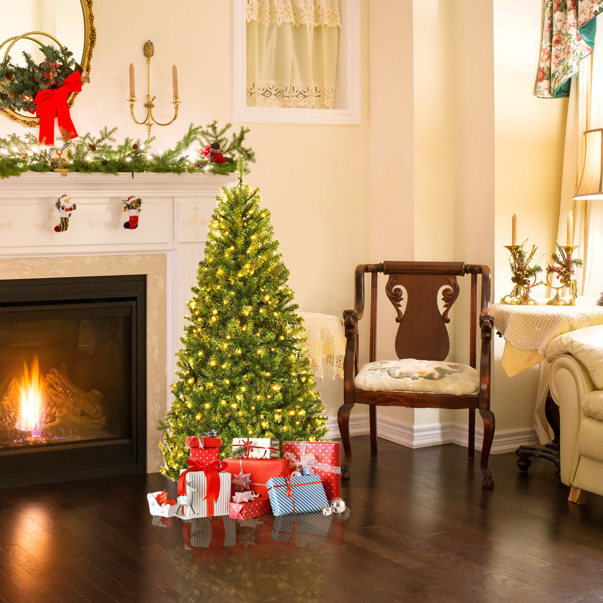 Artificial Premium Hinged Christmas Tree-4 ft - FINAL SALE