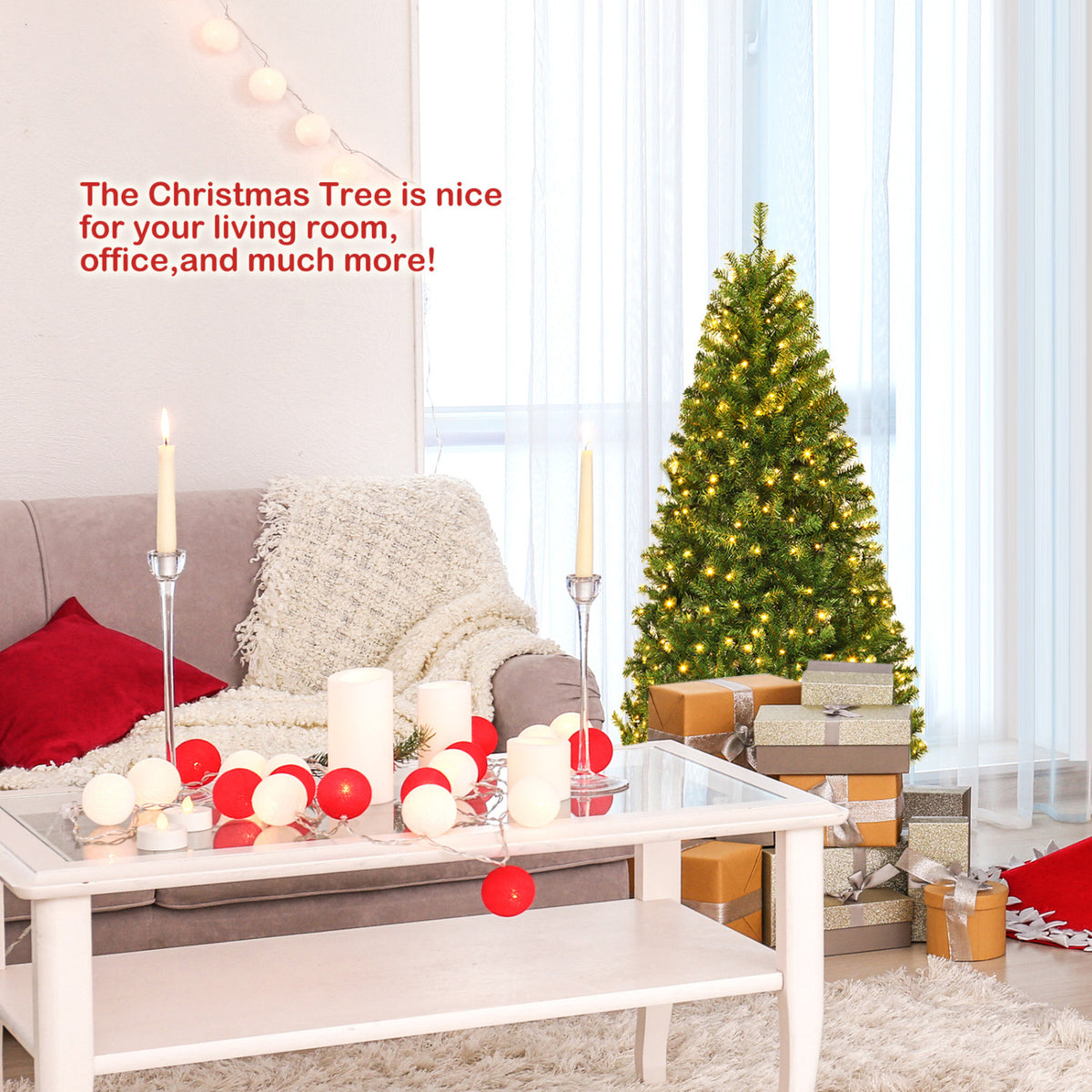 Artificial Premium Hinged Christmas Tree-4 ft - FINAL SALE