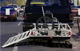 SALE, 50'' X 29.5'' Aluminum Cargo Carrier With Ramp Hitch-Mounted Mobility Carrier Hauler (Copy)