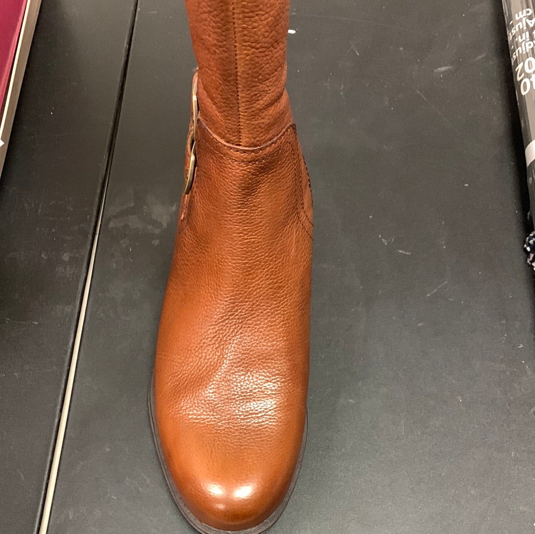 Johanna, Banana Bread,  Tall Leather Boot, size 8.5m