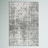 Erblin Abstract Power Loom Performance Grey/White Rug - 3 X 5