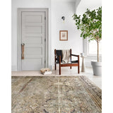 Layla Rug Olive Green/Charcoal Gray - 7'6 X 9'6