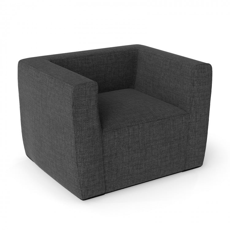 Inflatable Sofa with Detachable Cover and Wide Armrests, indoor/outdoor