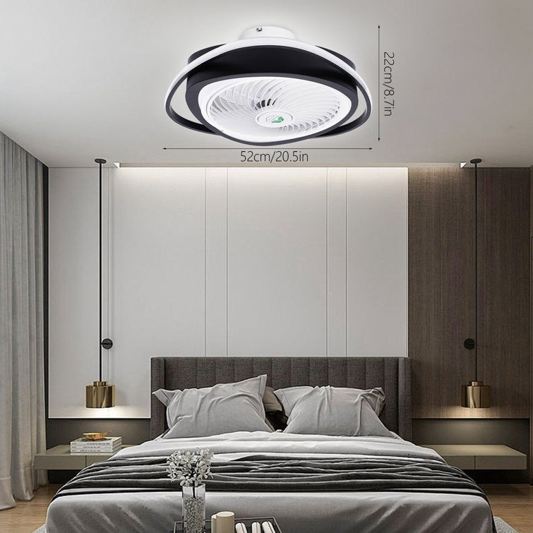 KEYAUNA 20" CEILING FAN WITH LIGHT & REMOTE