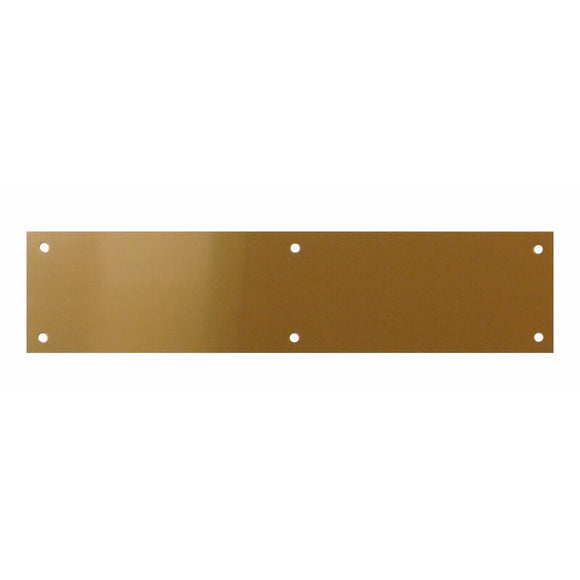 SPECIAL,  solid brass door kick plate - 34`` x 8``