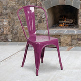 Lily Metal Vertical Stacking Side Chair