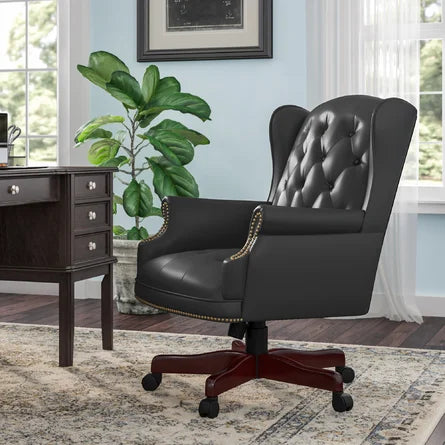 Lizbeth Vinyl Executive Chair*Height is not adjustable*