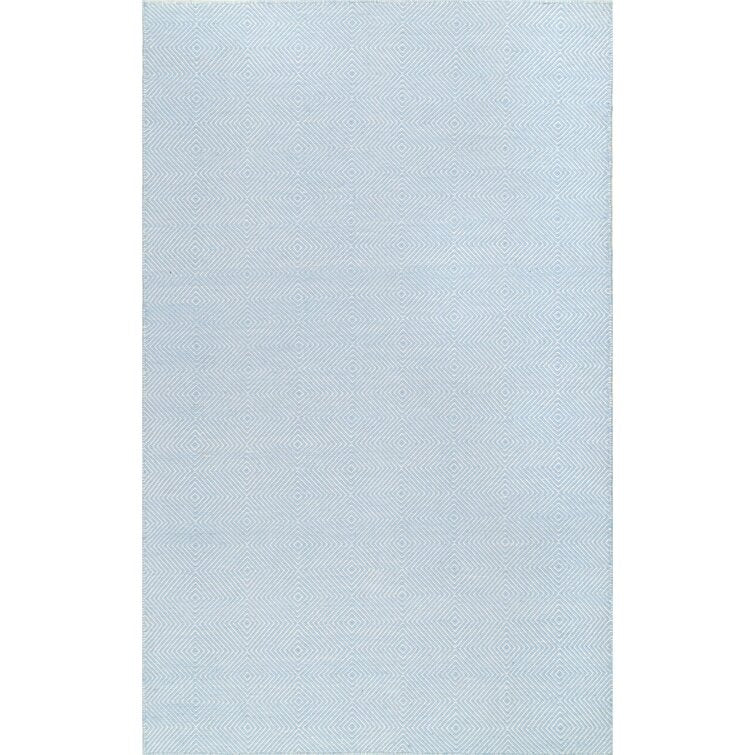 Matthew Handmade Light Blue Rug - 7'6 X 9'6