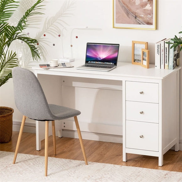 Writing Desk Home Office Workstation with 3 Drawers *SCRATCH & DENT*