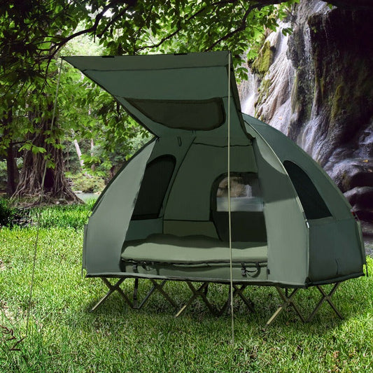 Outdoor Camping Tent with Sleeping Bag And Air Mattress