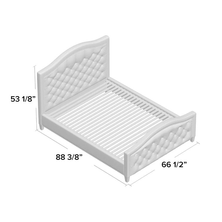 Upholstered Bed - QUEEN *UNASSEMBLED/SCRATCH & DENT* CLEARANCE/FINAL SALE* $99.99